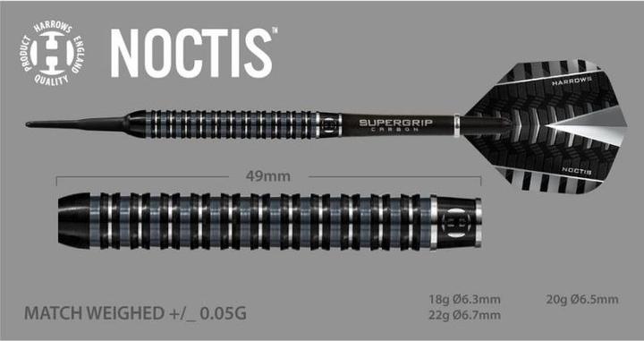 Produktbild Harrows Noctis Darts 90% Softip