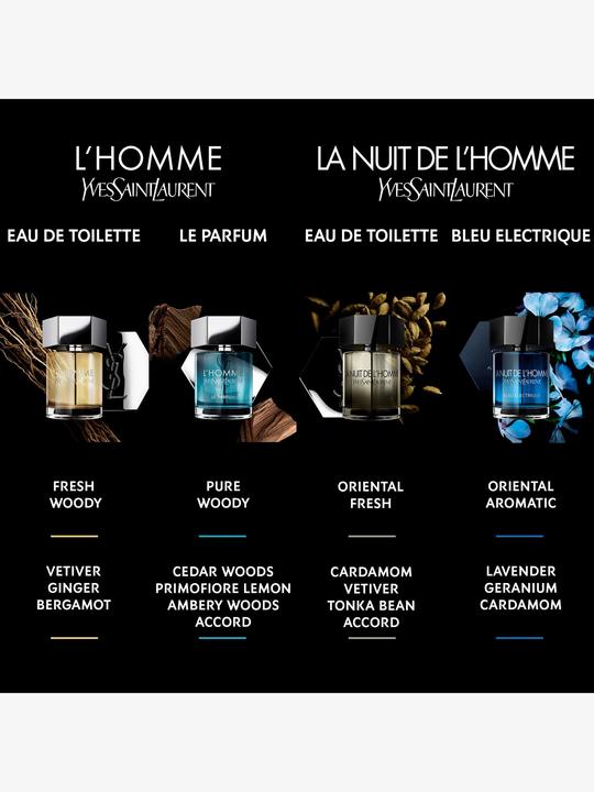 Produktbild Yves Saint Laurent La Nuit de l'Homme Bleu Electrique Eau de Toilette (Eau de Toilette, 100 ml)