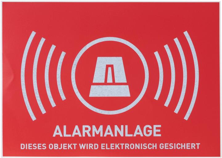 Image du produit Abus Autocollant d'avertissement Alarme