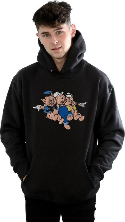 Immagine prodotto Disney Three Little Pigs Jump Felpa con Cappuccio Uomo (4XL)