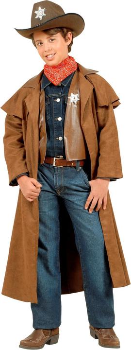 Immagine prodotto Widmann Cappotto da cowboy occidentale: cappotto, gilet, stella da sceriffo, fazzoletto da collo (164)