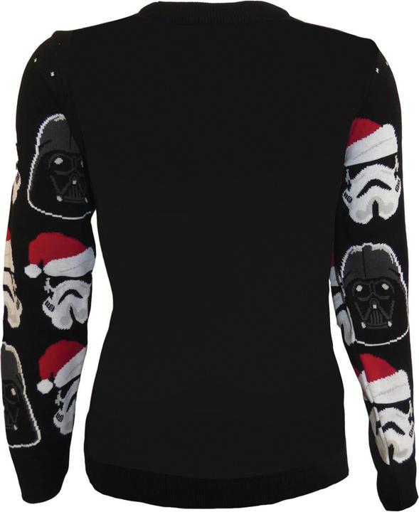 Actual product image Star Wars Vader And Trooper Sweatshirt Christmas Design (S)