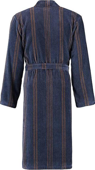 Produktbild Cawö Herren Bademantel Blau/Braun (52)