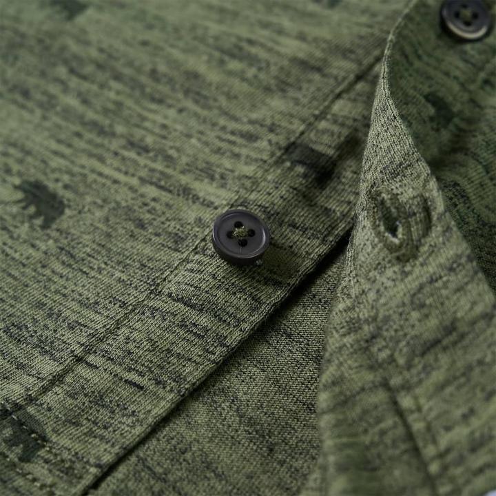 Produktbild VidaXL Kinderhemd Khaki Melange 92,Material: 80 % Baumwolle. 20 (92)