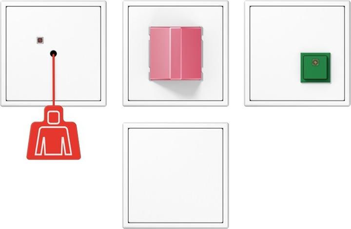 Actual product image JUNG Emergency set aws compl.with frame NRS LS 0834 WW
