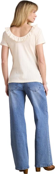 Actual product image Envie de Fraise Bio-Kollektion: Umstands-Shirt aus Pointelle-Jersey mit Rückenausschnitt (36, 38)
