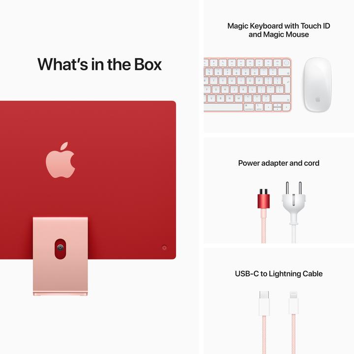 Actual product image Apple iMac – 2021 (M1, 8 GB, 256 GB)