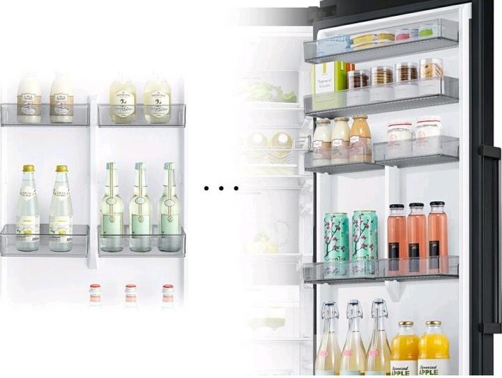 Actual product image Samsung RR39C7BJ5S9 Twin AI Series Single Door Refrigerator (397 l)