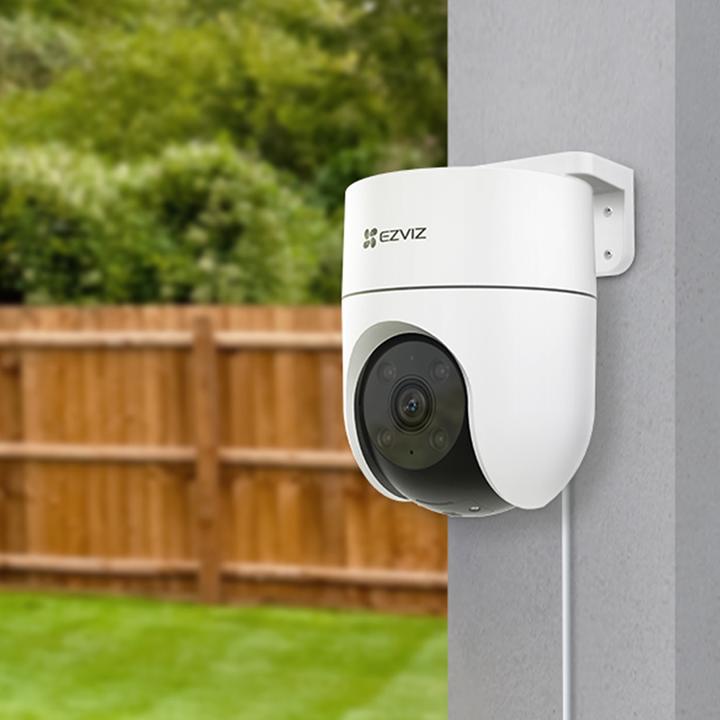 Produktbild EZVIZ Drahtlose Wi-Fi-Kamera H8C, 1080p, DOME PT, F4 mm, gesteuert, IP65 (1920 x 1080 Pixels)