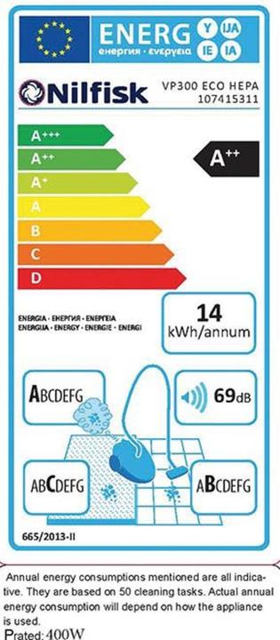 Actual product image Nilfisk Commercial vacuum cleaner VP300 ECO HEPA EU (Dry vacuum cleaner)