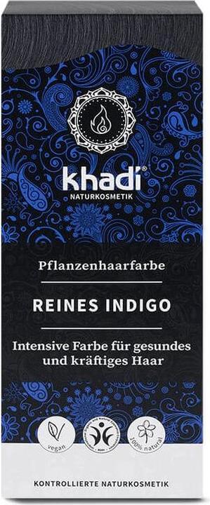 Image du produit Khadi Teinture végétale pour cheveux Indigo pur (Indigo)