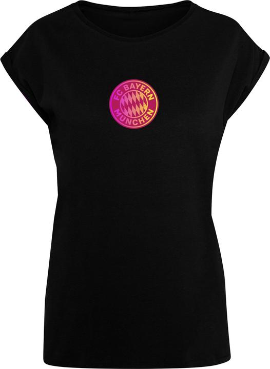 FC Bayern München Ladies Logo Color Extended Shoulder Tee - 115759