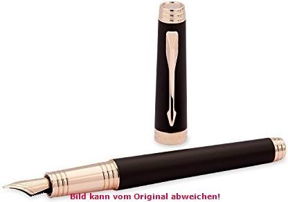 Immagine prodotto Parker Pen S1876395 Penna stilografica Premier SOFT BROWN P.C.G. (M, nero) (Nero, 1 x)