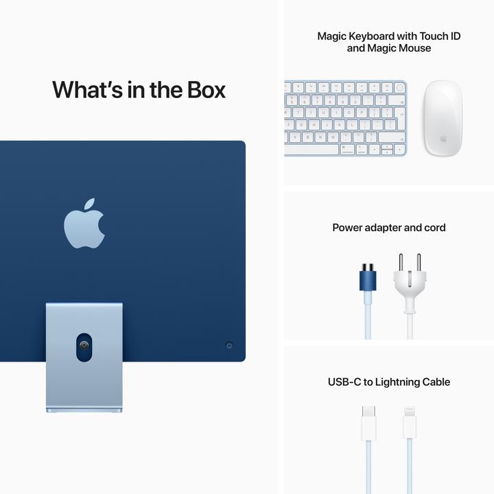 Image du produit Apple iMac – 2021 (M1, 16 Go, 2000 Go)