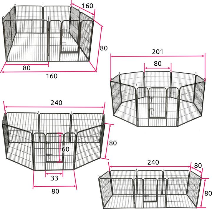 Actual product image tectake Puppy Playpen