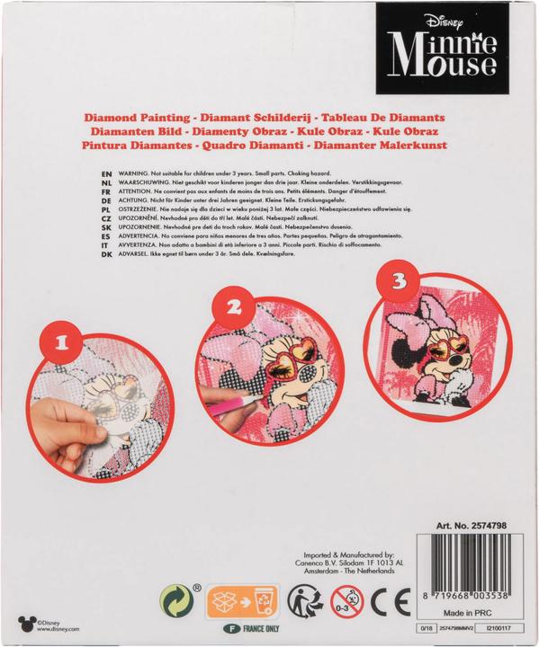 Image du produit Canenco Minnie Mouse Diamond Painting