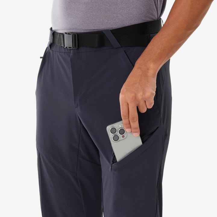 Actual product image Quechua Wanderhose Herren Wandern - MH500 blau (Frequency band 38 (2600 MHz))