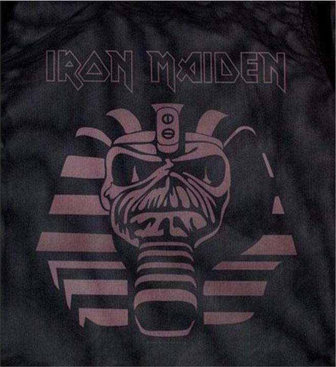 Actual product image Iron Maiden Womens/Ladies Powerslave Mummy Mesh Crop Top (32)
