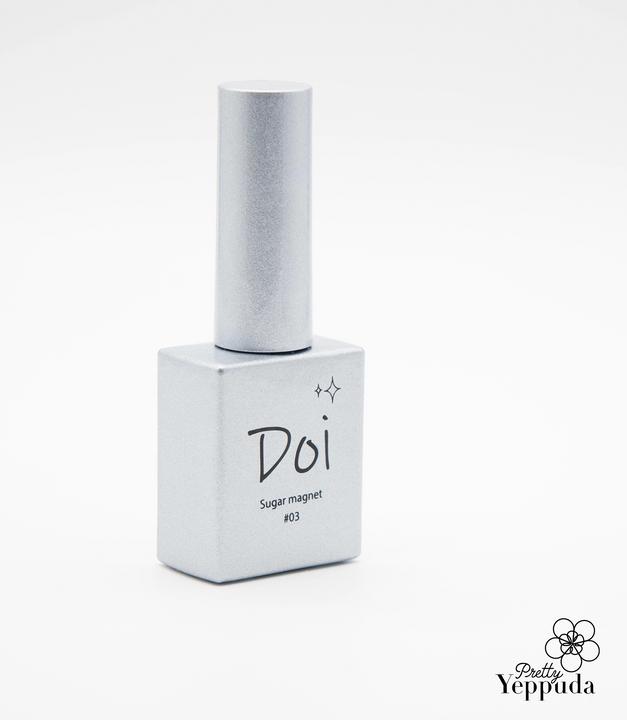 Nailbayo Sugar Magnet Gel (Nagellacktrockner, Silber, Glitter)