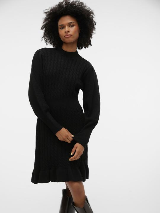 Produktbild Vero Moda VMVERA LS SHORT KNIT DRESS VMA Strickkleid (L)