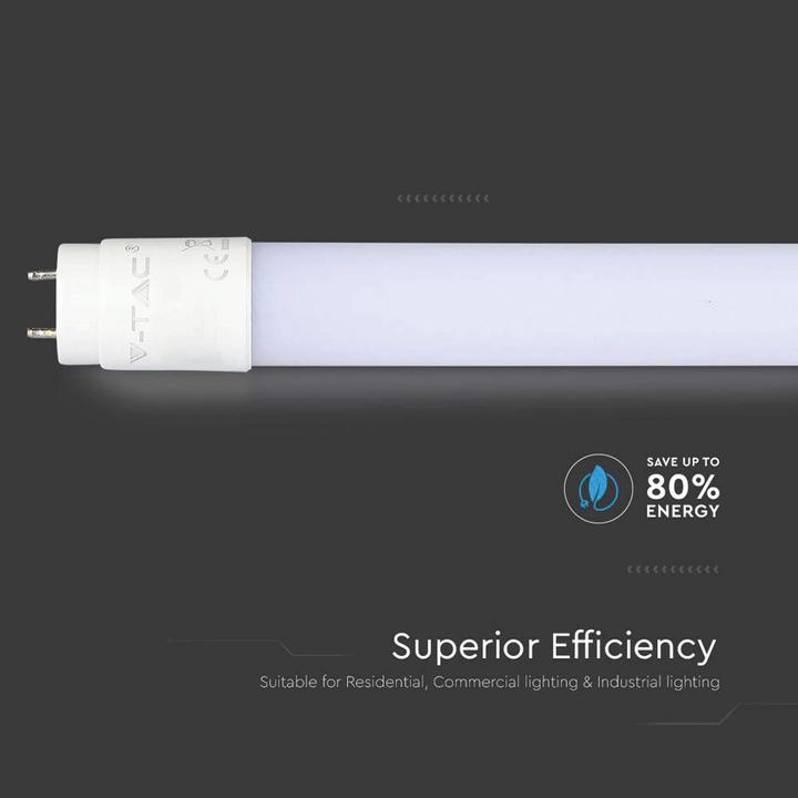 Image du produit V-TAC VT121 Tube LED SAMSUNG Chip 120cm 18W G13 Nano plastique 4000K (G13, 18 W, 1850 lm, 1 x, F)