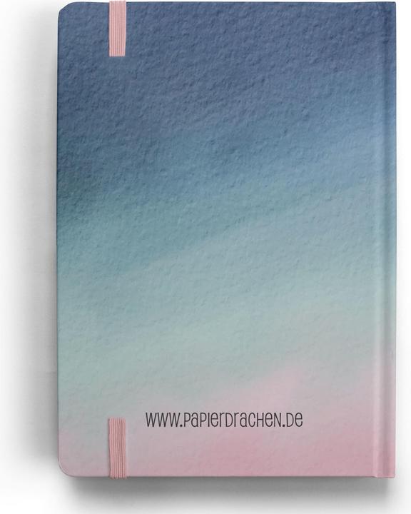 Actual product image Papierdrachen Bullet Journal - (Watercolour) - Notebook A5 dotted (Dotted, Hardcover)