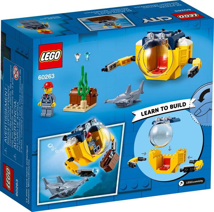 Actual product image LEGO Mini submarine for marine researchers (60263, LEGO City)
