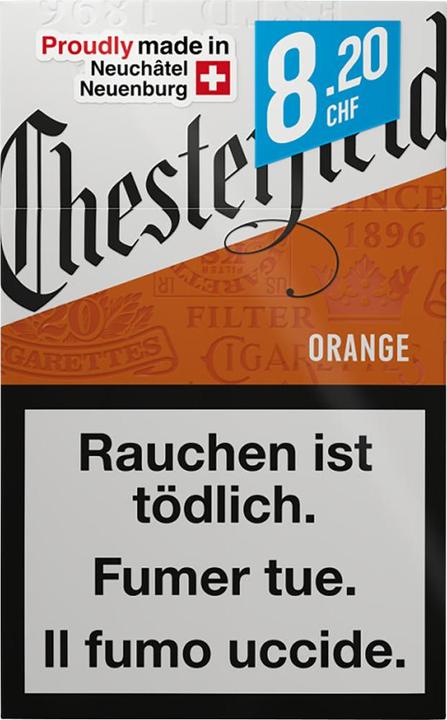 Actual product image Chesterfield Orange Box