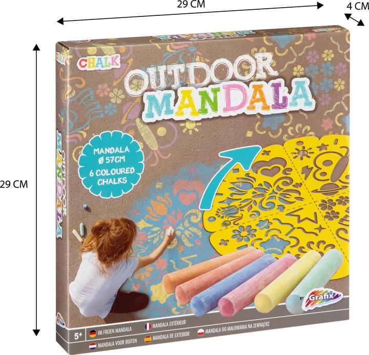 Produktbild Grafix Bürgersteig Kreide Mandala