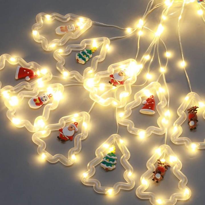 Image du produit Cover-Discount Guirlande lumineuse LED rideau Arbres de Noël (3 m)