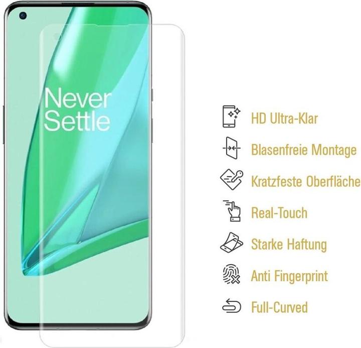 Actual product image Protectorking 2x Panzerfolie Anti-Shock HD Klar (2 Piece, OnePlus 9 Pro)