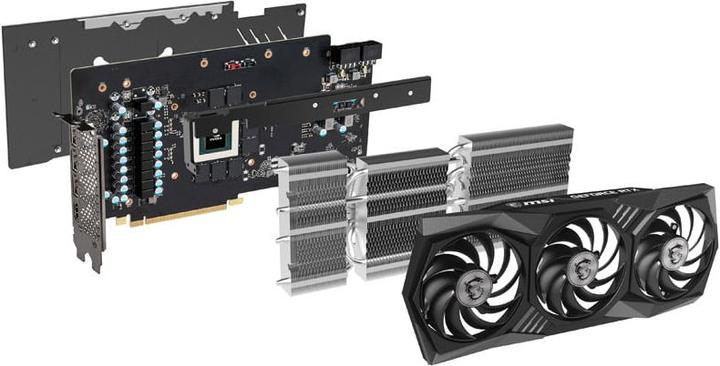 Actual product image MSI GeForce RTX 3070 Gaming Z Trio LHR (8 GB)