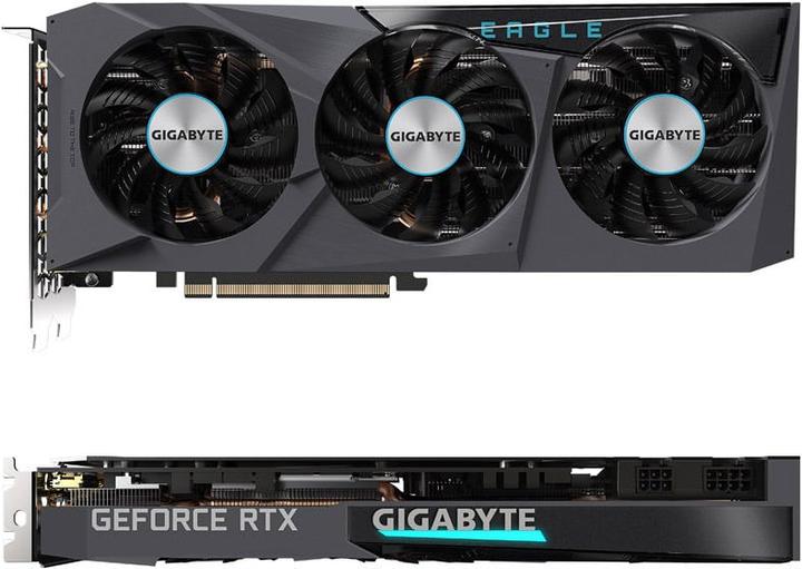 Actual product image Gigabyte GeForce RTX 3070 Eagle OC 8G LHR (8 GB)