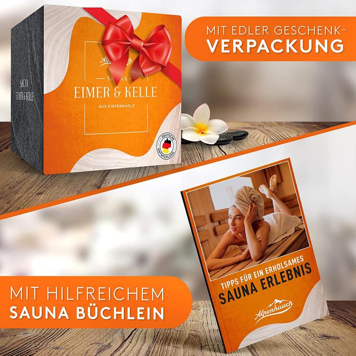 Immagine prodotto Alpenhauch Secchio per sauna con cazzuola