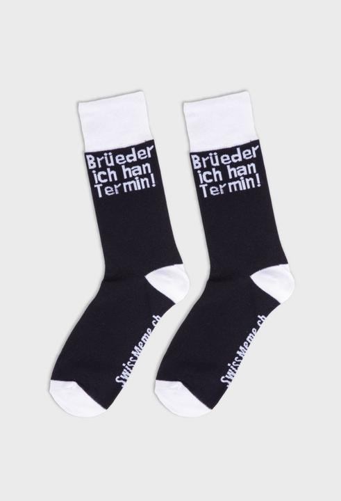 Actual product image SwissMeme Broeder I have an appointment! Socks (37 - 42)