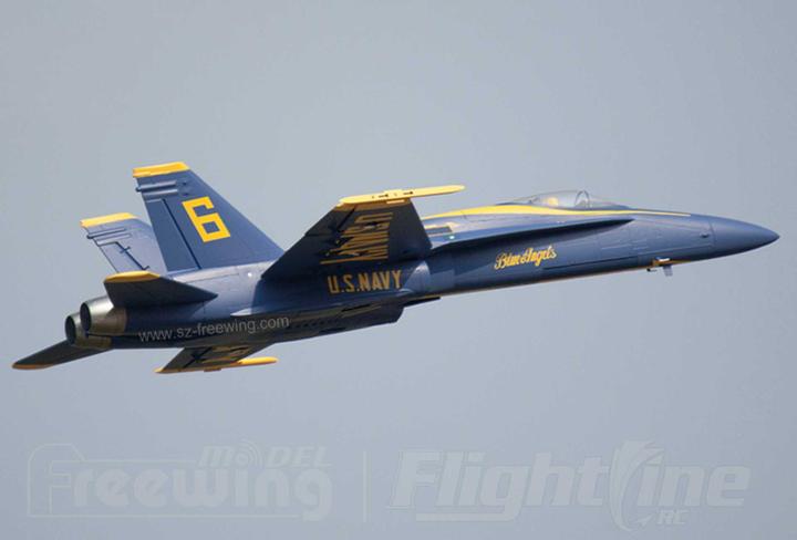 Produktbild Freewing F/A-18C Hornet Blue Angel PNP 90mm 12B Jet EDF (Jet)