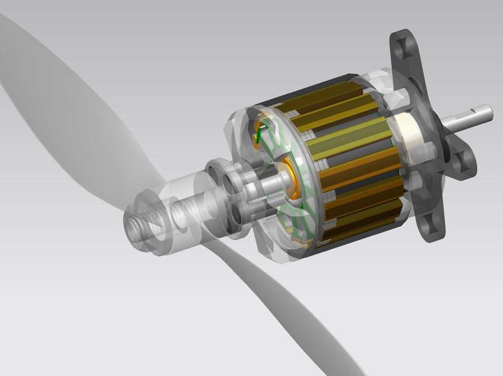 Produktbild Planet-Hobby joker 2834-6,5 v3 1250 kv brushless motor