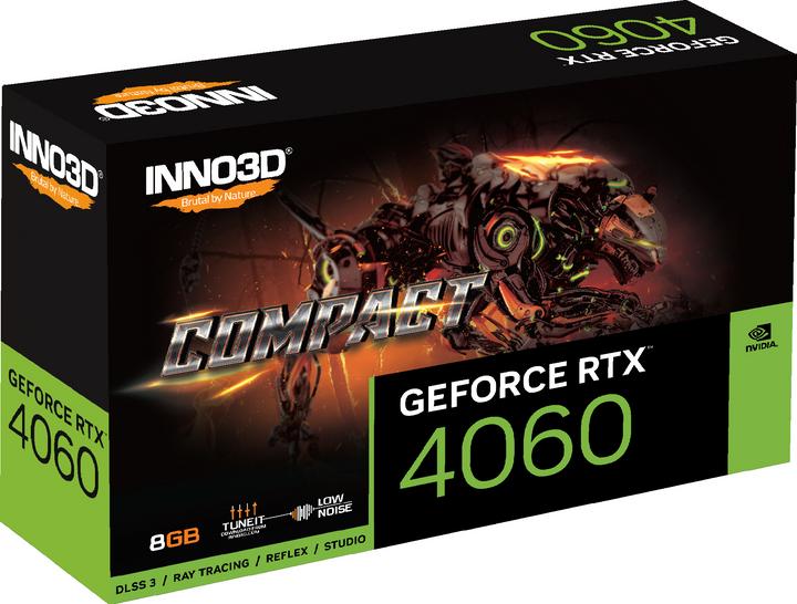 Actual product image Inno3D GeForce RTX 4060 Compact (8 GB)