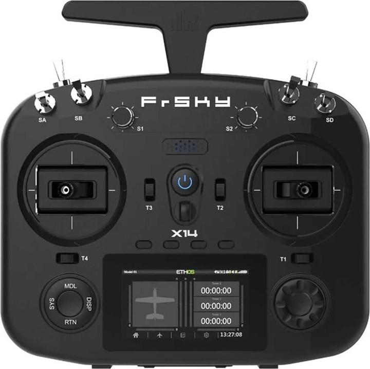 Immagine prodotto FrSky TWIN X14 trasmettitore 2.4Ghz nero senza batteria, senza supporto per cavalletto, senza borsa