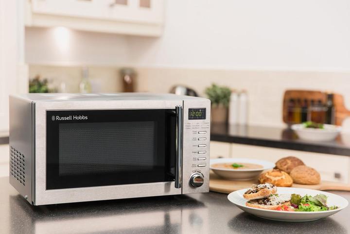 Produktbild Russell Hobbs RHM2031 – 20-Liter-Digitale Mikrowelle mit Grill, Edelstahl (CH-Stecker, 20 l)
