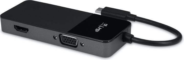 Actual product image LMP USB-C Dual Adapter (VGA, HDMI, USB-C, 9 cm)