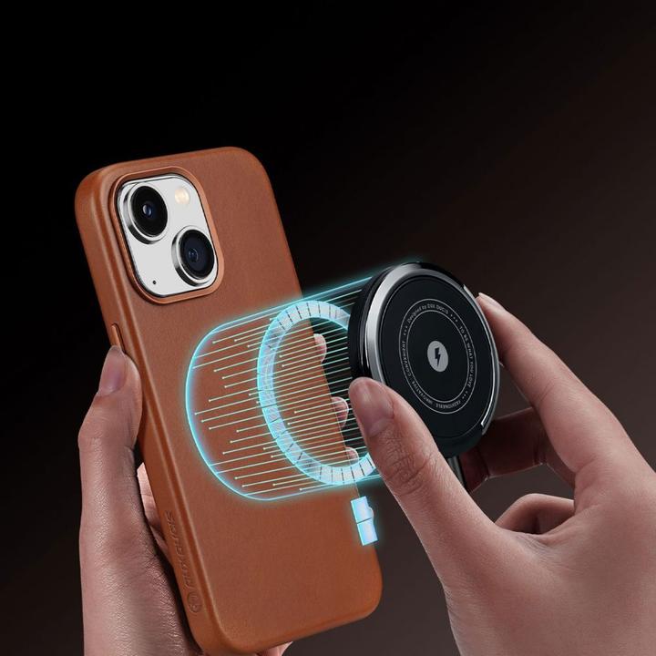Actual product image Dux Ducis Naples Series Genuine Leather Case (Apple iPhone 14 Plus)