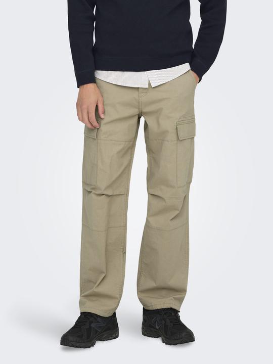 Produktbild Only & Sons Locker geschnitten Mittlere Taille Gummizug Cargohose Hose (W31/L32)