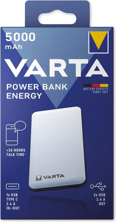 Actual product image Varta Energy 5000 (5000 mAh, 12 W, 18.50 Wh)
