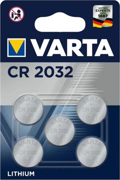 Productafbeelding Varta Cr2032 (5 Pcs., CR2032, 230 mAh)