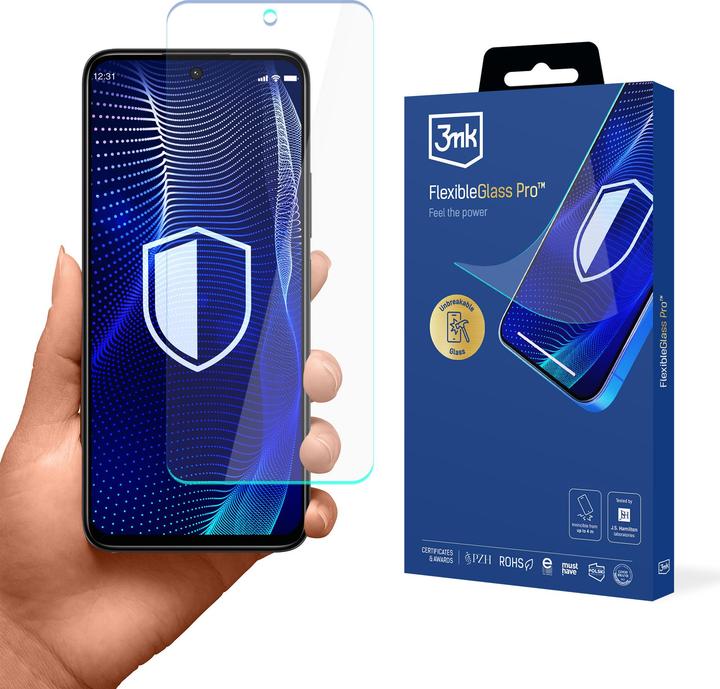 Actual product image 3MK Hybridglas FlexibleGlass Pro für Xiaomi Redmi 13 4G / 5G (Xiaomi Redmi Note 13 4G)
