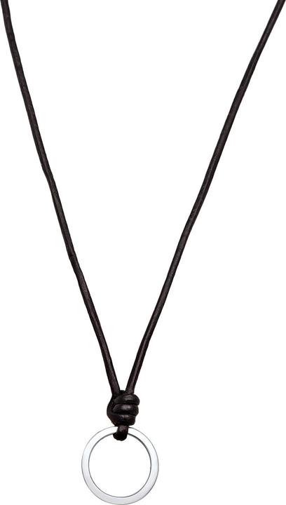 Elli Halskette Charmträger Textilband 925 Silber (925er Sterling Silber, Leder, Keine Schmuckstein)