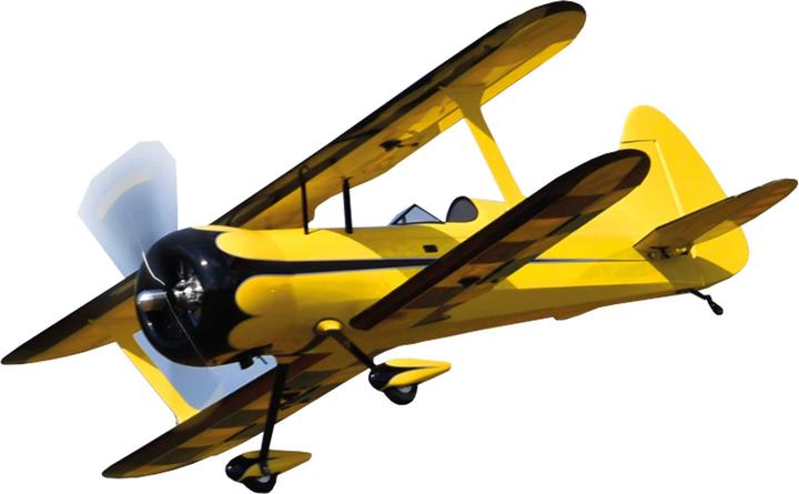 Image du produit Extremeflight-RC muscle bipe 85" jaune/noir arf version 2 cylindres