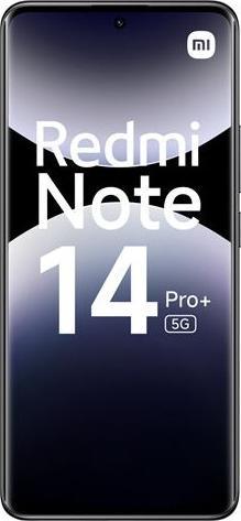 Actual product image Xiaomi Redmi Note 14 Pro+ 5G (512 GB, Midnight Black, 6.67", Dual SIM, 200 Mpx, 5G)