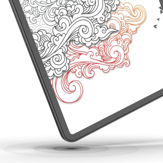 Actual product image Zagg GlassFusion+ Canvas (1 Piece, iPad Air 2020 (4. Gen), IPad Pro 11, iPad Air 2022 (5th Gen))